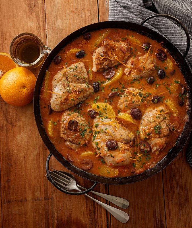 French Chicken Casserole With Rose Wine